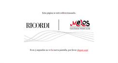 Desktop Screenshot of melos.com.ar
